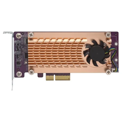 Qnap Systems DUAL M.2 22110/2280 SATA SSD/EXPANSION CARD (PCIE GEN2 X2) — karta sieciowa