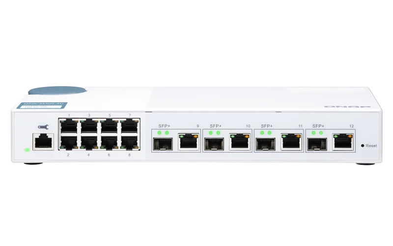 Qnap Systems QSW-M408-4C SWITCH 8PORT 1GBPS/4X 10G SFP+/ NBASE-T COMBO WMSW — przełącznik LAN niezarządzalny 8 portów
