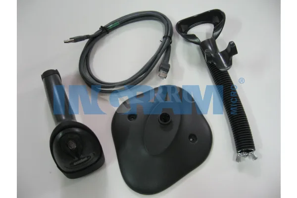 Zebra EVM LS2208 USB KIT 7FT/BLACK W.INTELLISTAND IN — czytnik kodów kreskowych