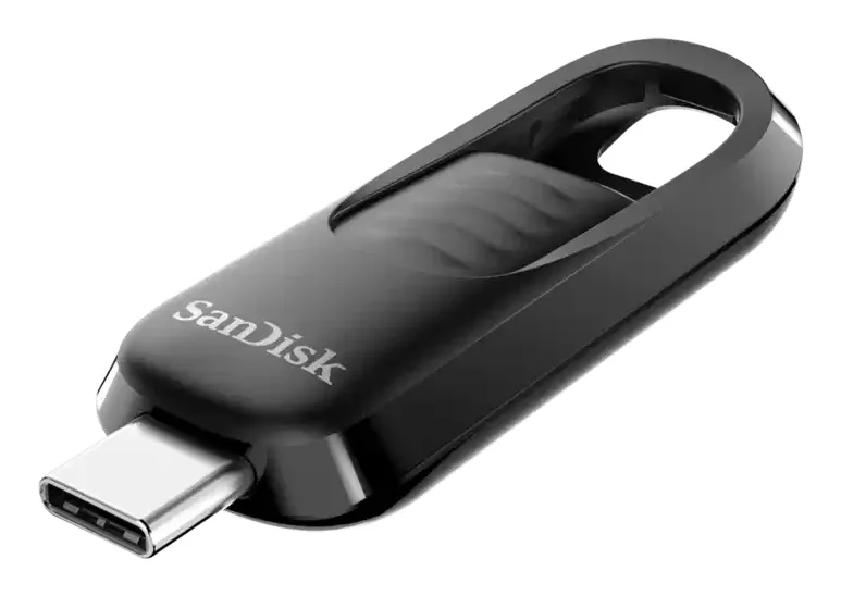 SanDisk ULTRA SLIDER TYPE-C FLASH DRIVE/32GB USB 3.2 G1 RETRACTABLE CON — pendrive USB