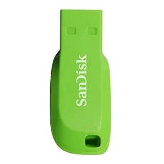 SanDisk CRUZER BLADE 16GB/ELECTRIC GREEN — pendrive USB