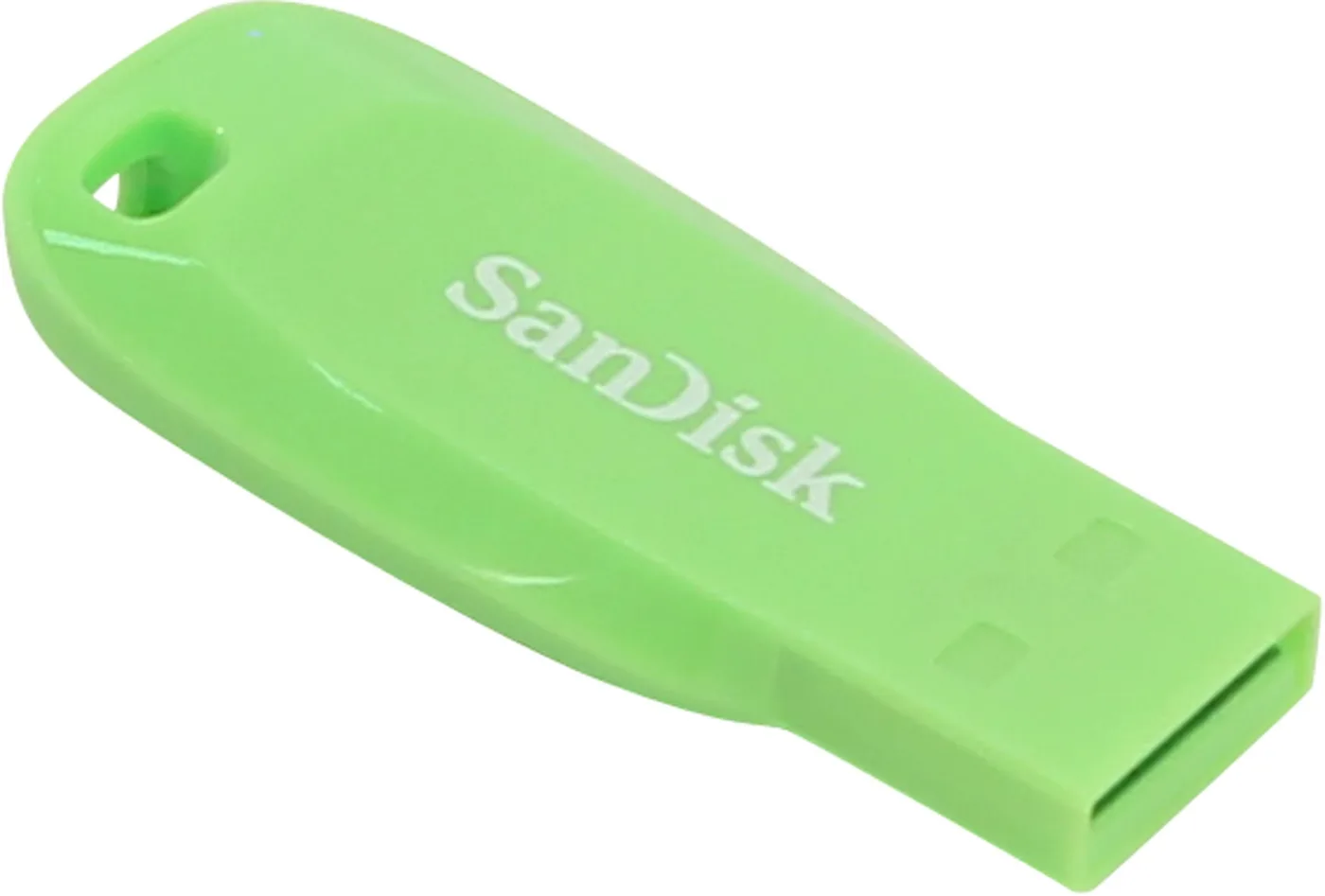 SanDisk CRUZER BLADE 32GB ELECTRICGREEN — pendrive USB
