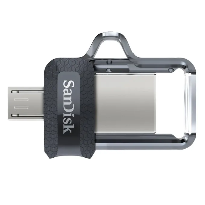 SANDISK ULTRA DUAL DRIVE M3.0/32GB GREY/SILVER 130 MB/S — pendrive USB