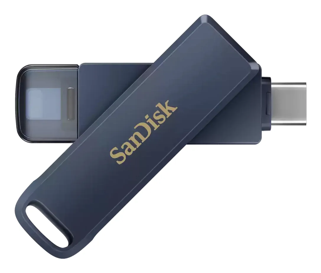 SanDisk IXPAND PHONE DRIVE USB TYPE-C/METALLIC SKY 256GB — pendrive USB