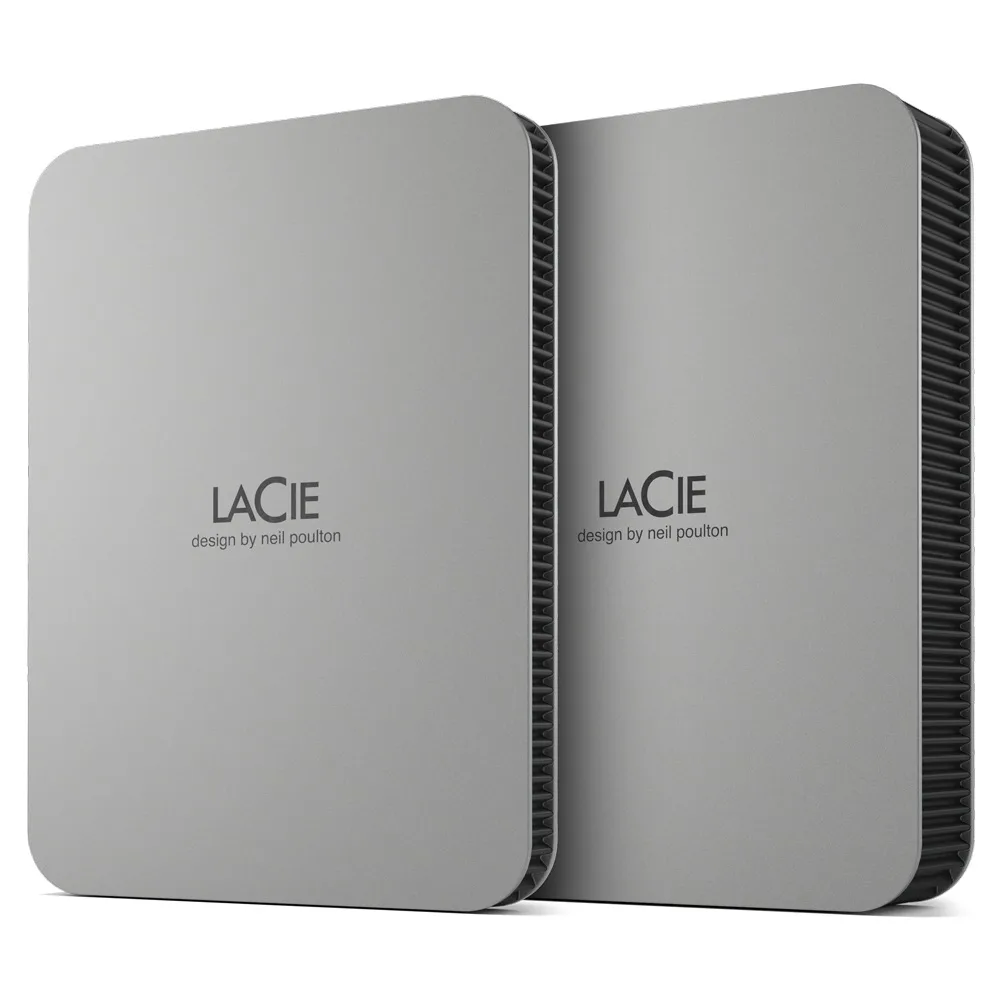 Seagate LACIE MOBILE DRIVE 1 TB USB 3.1/USB TYPE C MOON SILVER W/RESCUE — dysk SSD