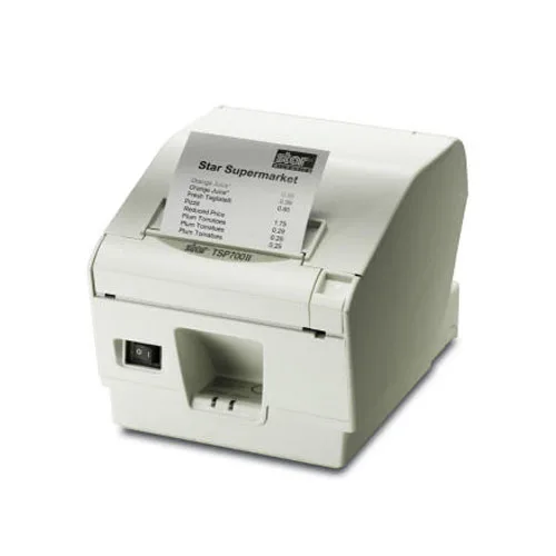 Star Micronics TSP743-24 II WHT HIGH-S BARC./W/ CUTTER W/O PSU — drukarka etykiet