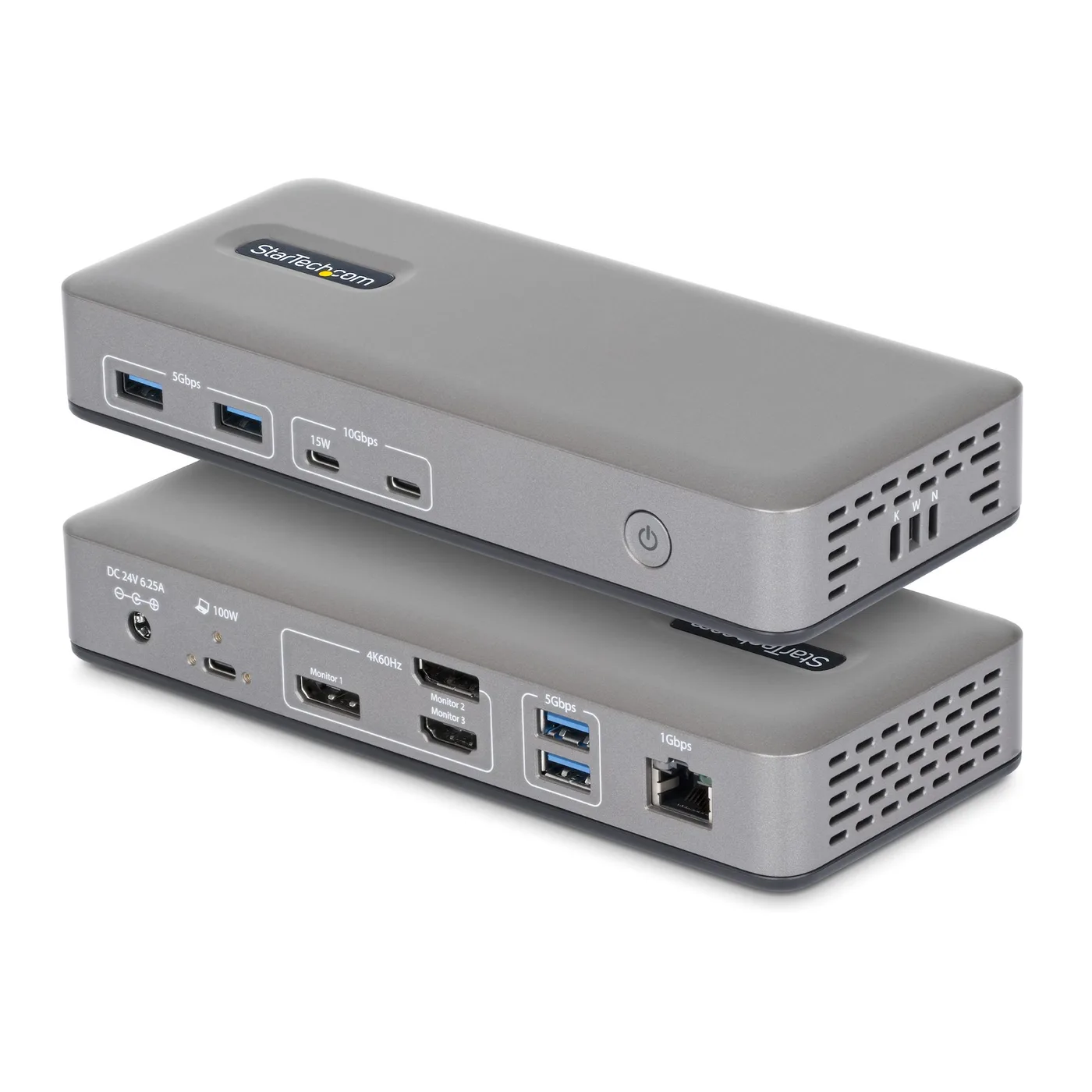 StarTech 3X MONITOR USB-C DOCK 100W PD/TRIPLE-MONITOR DP/HDMI 4K60 — stacja dokująca
