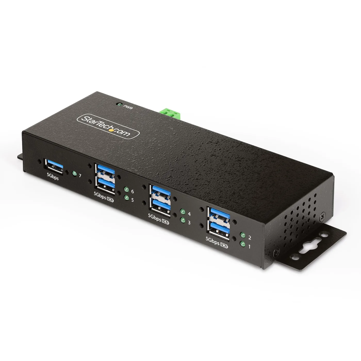 StarTech 7PT MANAGED INDUSTRIAL USB HUB — hub USB