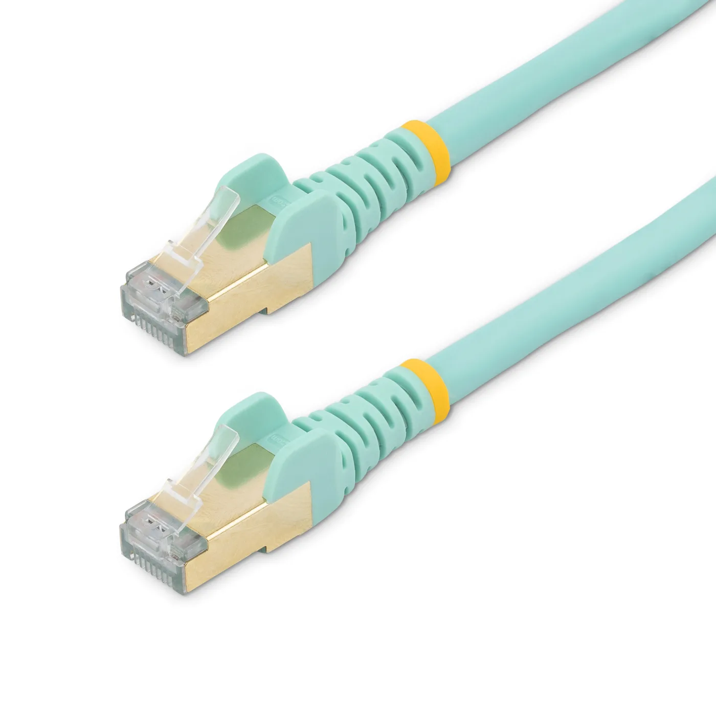 StarTech PATCH CABLE CAT6A 2M AQUA/STP 10GBIT/S M/M SNAGLESS — kabel Ethernet