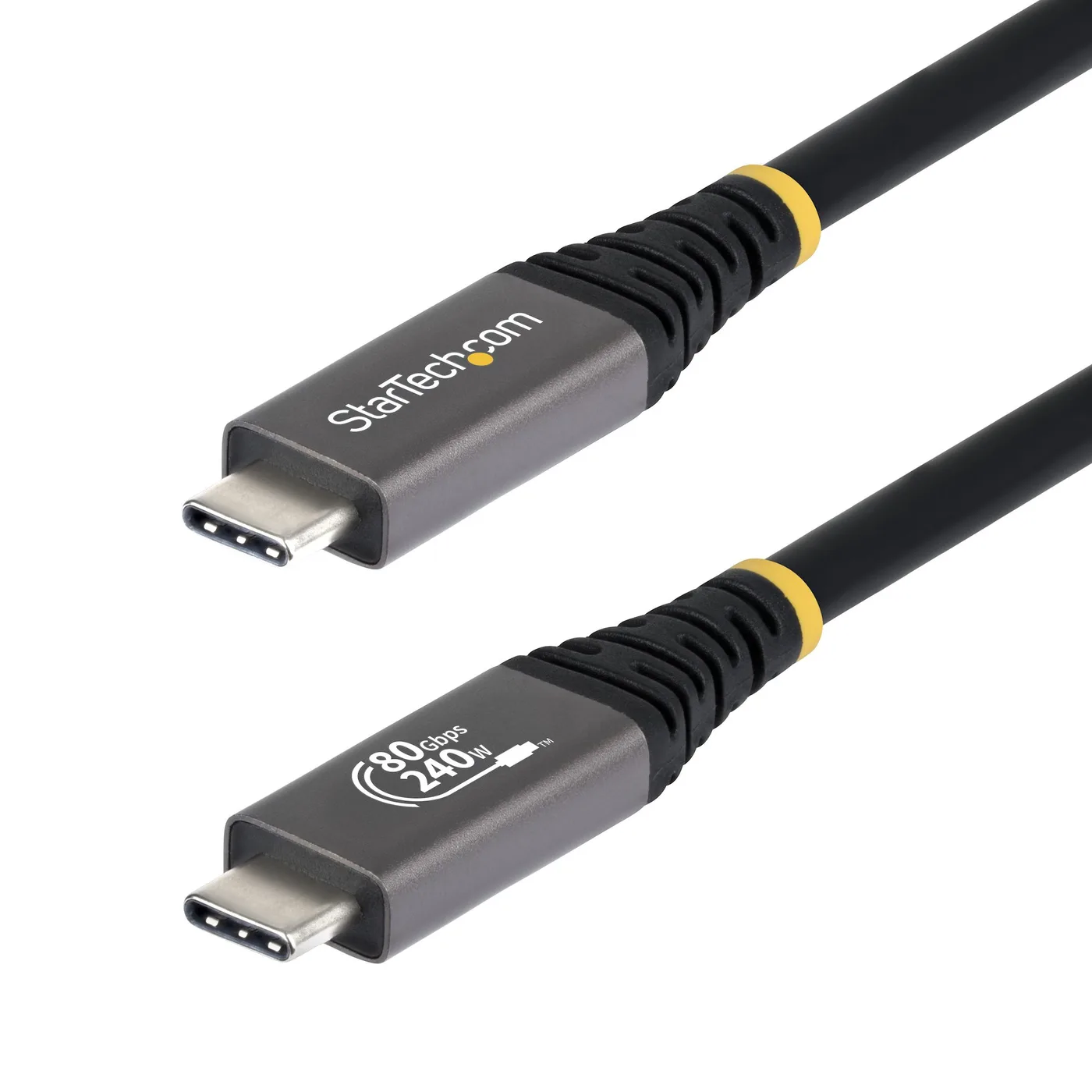 StarTech 1M USB4 CABLE USB-C 80GBPS/CERTIFIED 8K120/DP2.1/240W/80GBP — kabel USB