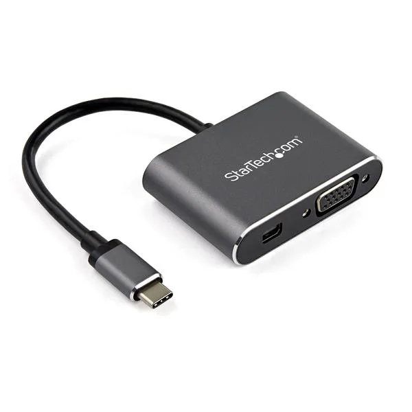 StarTech USB C TO MDP OR VGA ADAPTER/VGA OR MINI DP - HDR 4K 60 — kabel USB