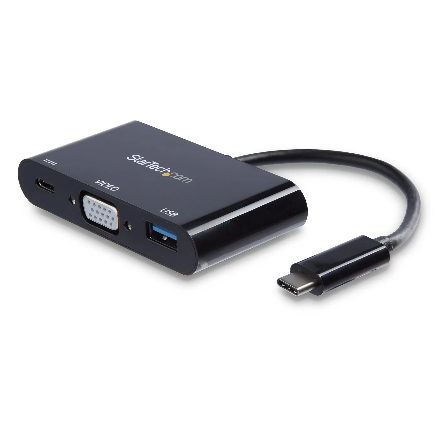 StarTech USB-C TO VGA ADAPTER WITH PD/PD + USB PORT - USB-C ADAPTER — stacja dokująca