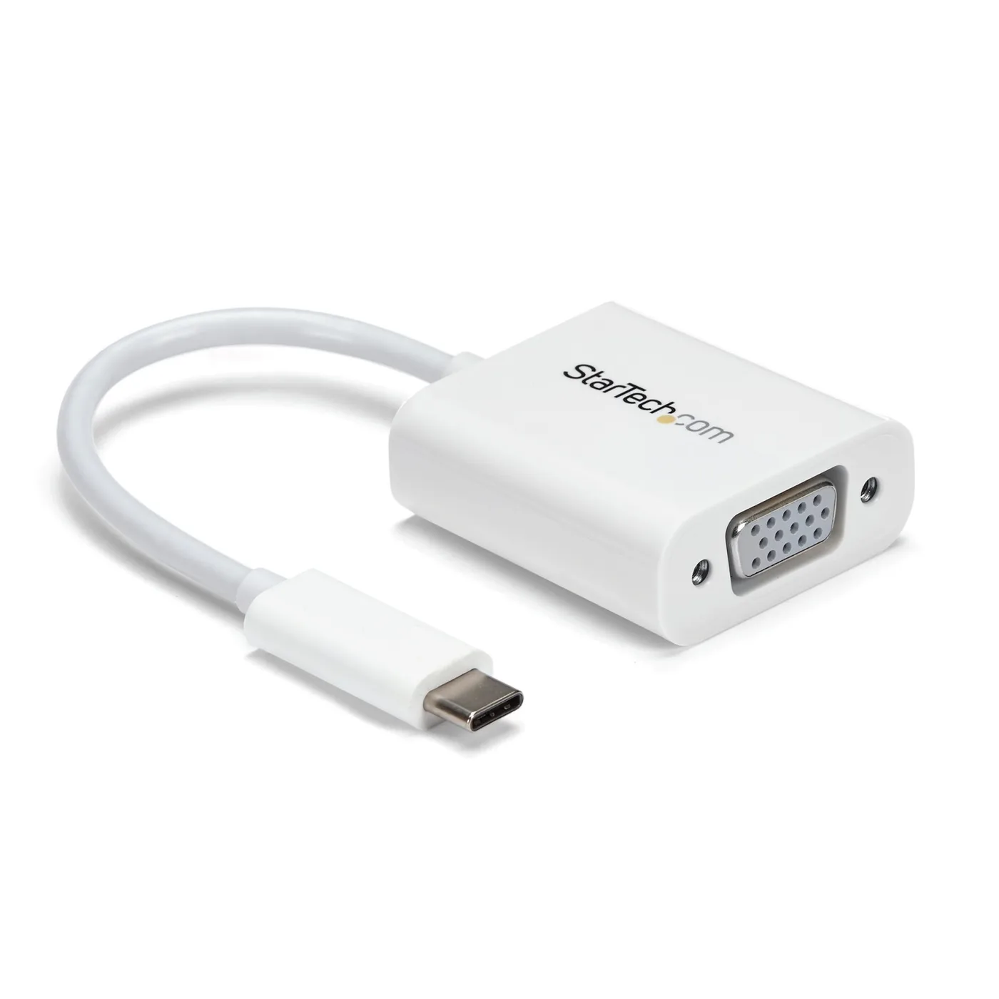 StarTech USB-C TO VGA ADAPTER - WHITE — kabel do monitora