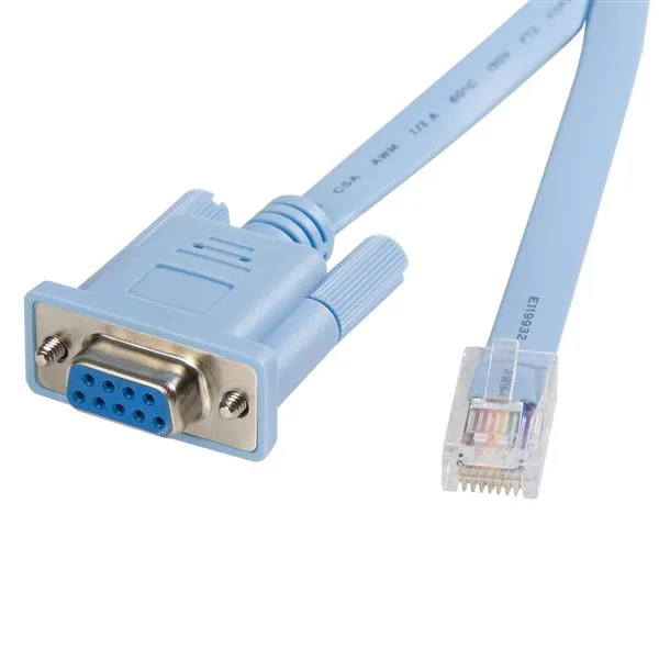 StarTech 6 FT RJ45 TO DB9 CISCO CABLE — kabel Ethernet