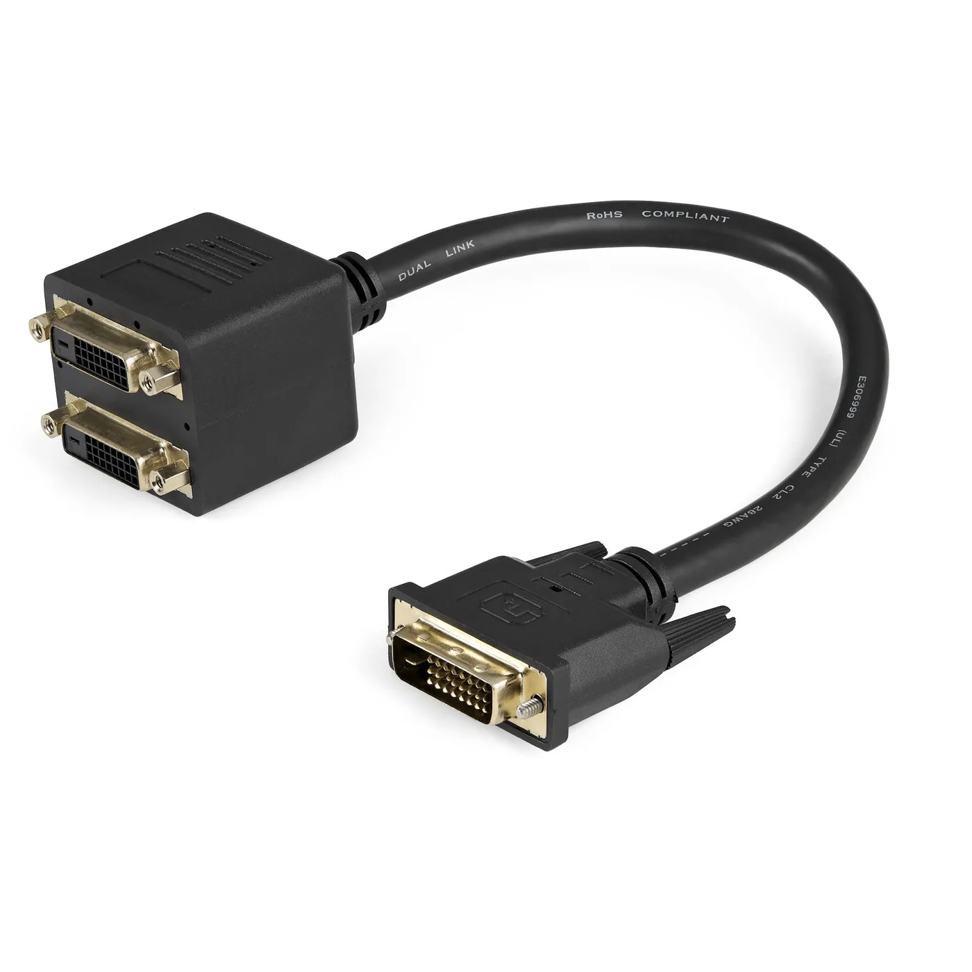StarTech 1FT DVI-D VIDEO SPLITTER CABLE — kabel audio-wideo