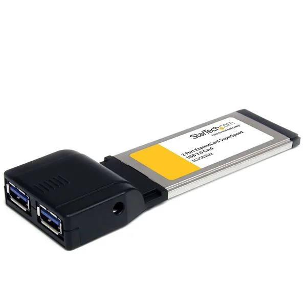 StarTech 2 PORT EXPRESSCARD USB 3 CARD — hub USB