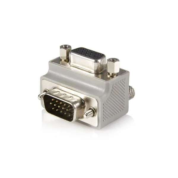 StarTech VGA ADAPTER RIGHT ANGLE/15P D-SUB MALE / FEMALE GREY — kabel do monitora