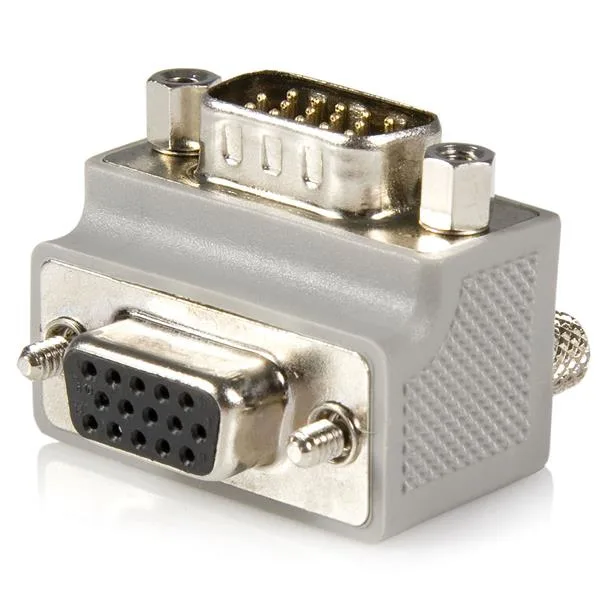 StarTech RIGHT ANGLE VGA TO VGA CABLE/ADAPTER TYPE 2 - M/F — kabel do monitora
