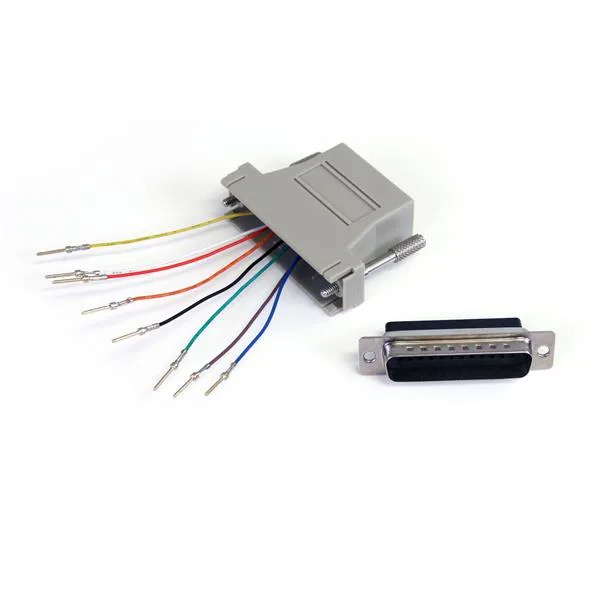 StarTech DB25 TO RJ45 MODULAR ADAPTER/M/F — kabel Ethernet