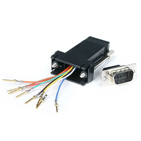 StarTech DB9 TO RJ45 MODULAR ADAPTER — kabel światłowodowy