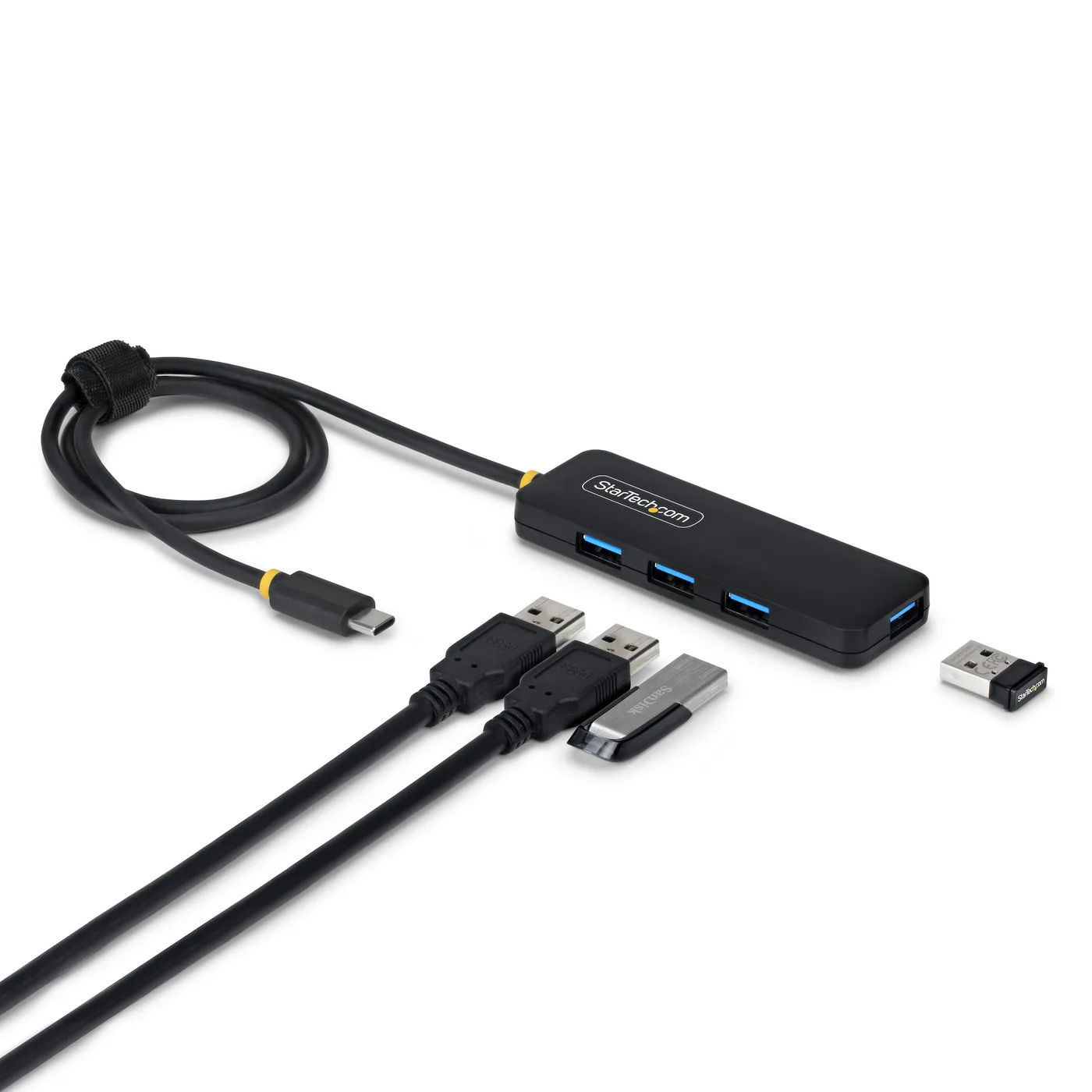StarTech 4-PORT USB-C HUB COMPACT/POWERED — hub USB