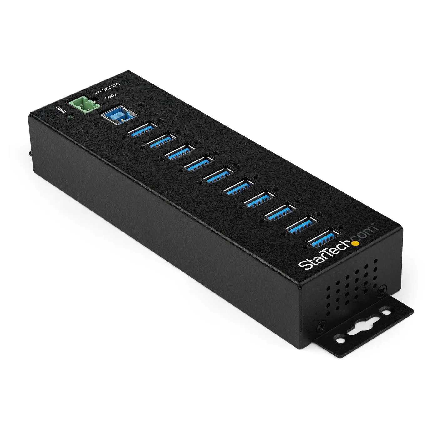 StarTech 10PT IND. USB3 HUB/EXT POWER ADPTR ESD 350W SURGE P — hub USB