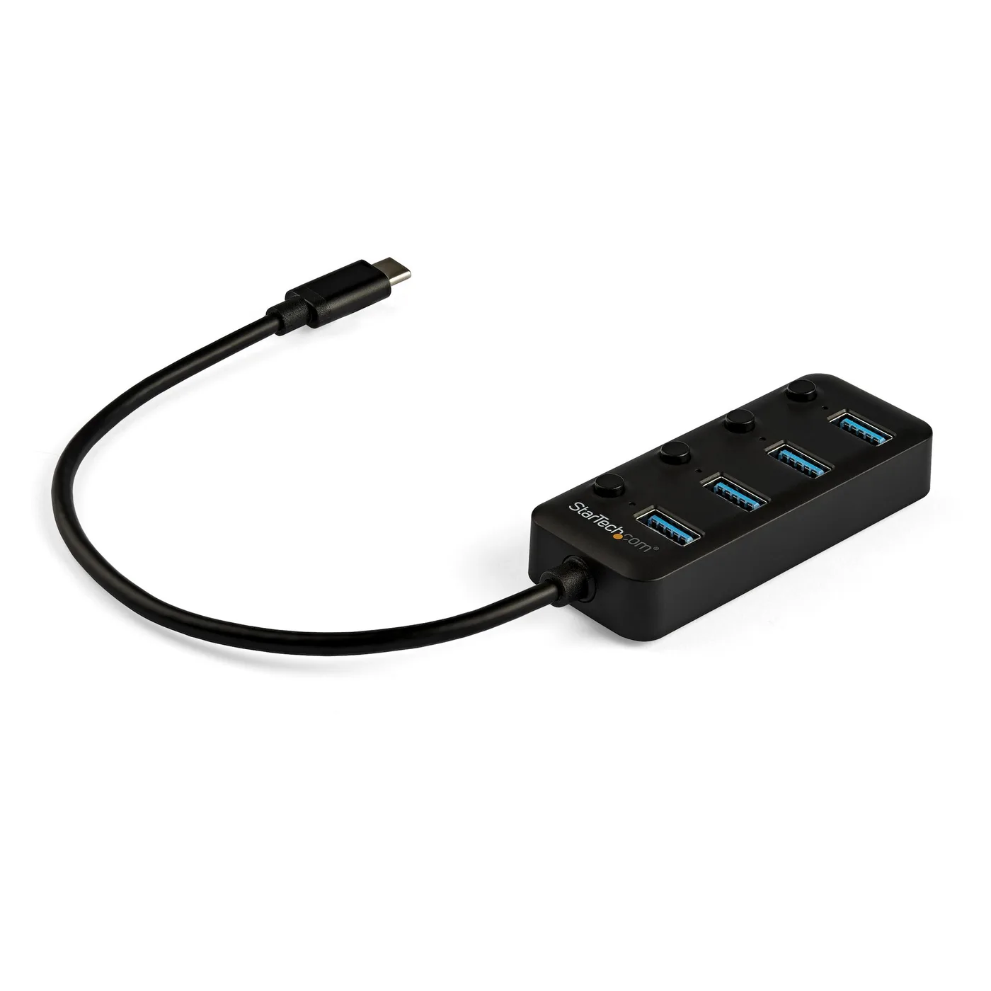 StarTech 4-PORT USB C HUB WITH ON/OFF/INDIVIDUAL ON/OFF SWITCHES — hub USB