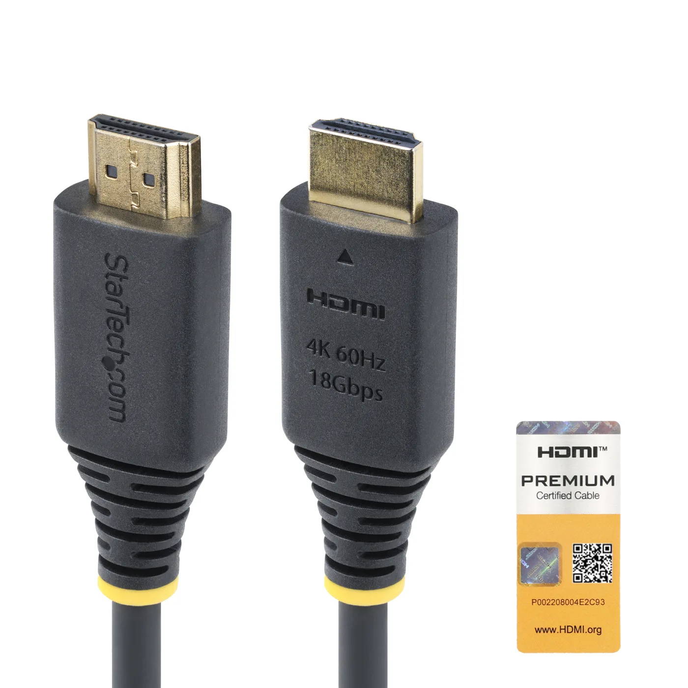 StarTech 1.5M PREMIUM CERTIFIED HDMI/CABLE 4K60 — kabel HDMI