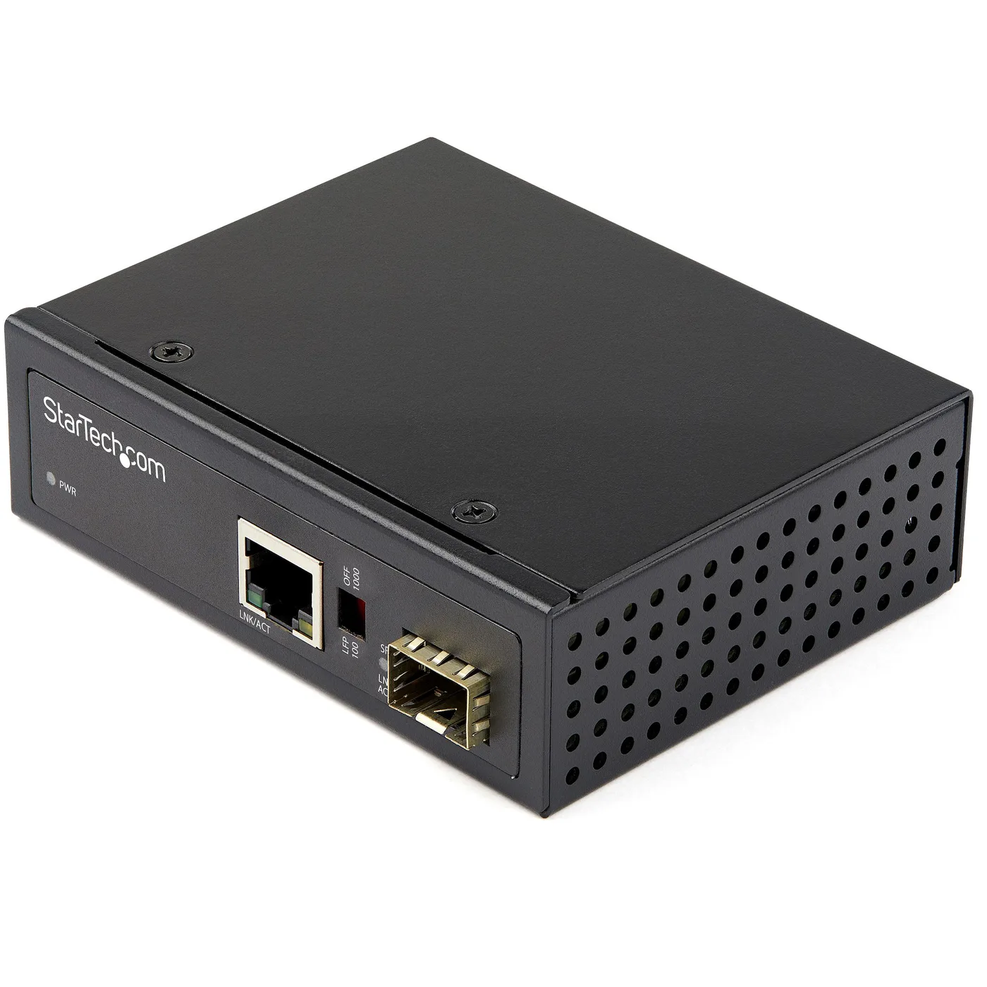 StarTech INDUSTRIAL FIBER TO ETHERNET/CONVERTER 1GBPS SFP TO RJ45