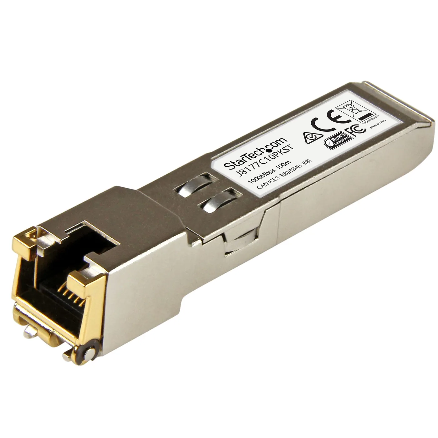 StarTech HP COMPATIBLE RJ45 SFP 10 PACK/IN — akcesorium sieciowe LAN