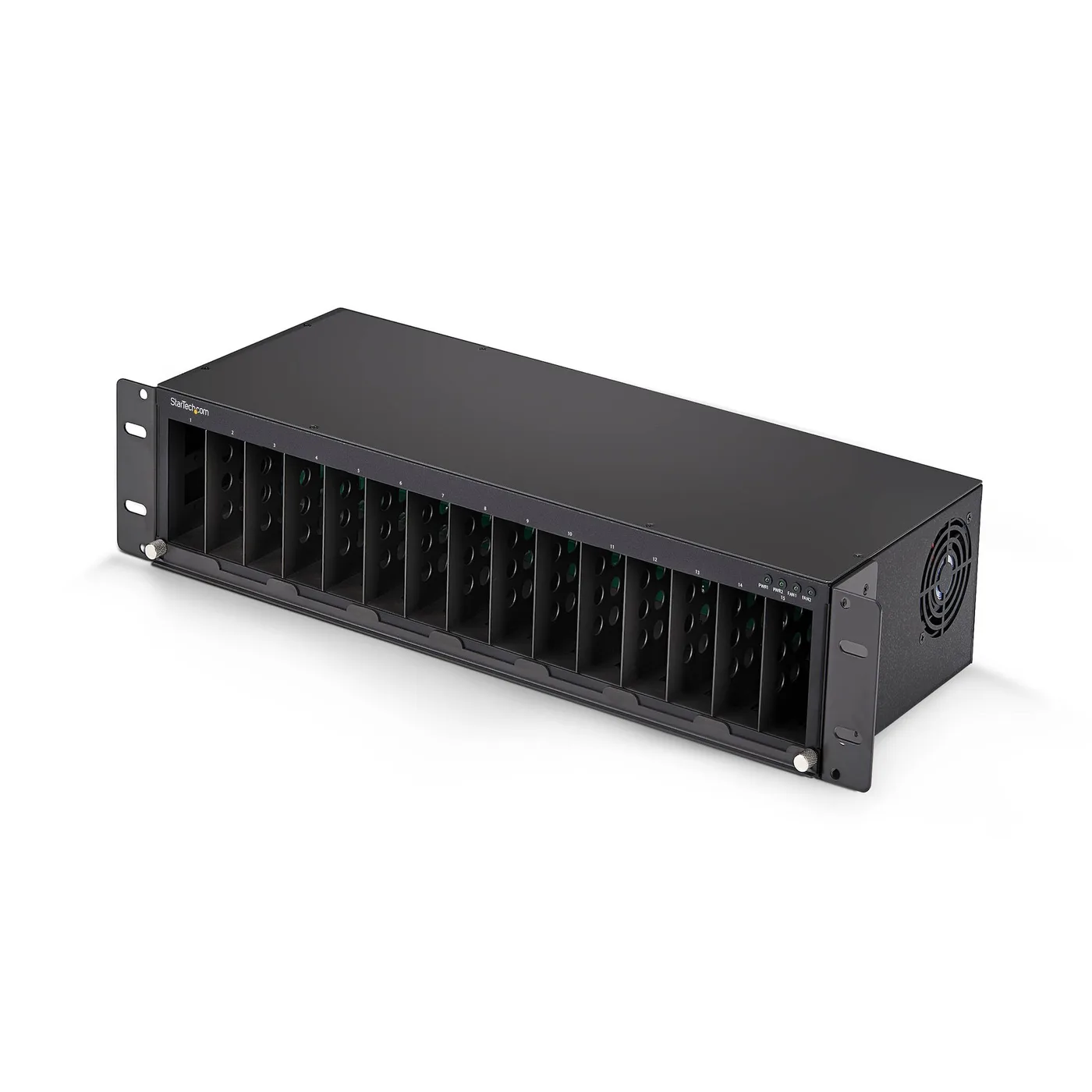 StarTech 15-SLOT MEDIA CHASSIS TAA — akcesorium sieciowe LAN