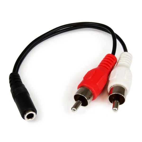 StarTech 6IN 3.5MM TO RCA AUDIO CABLE — kabel audio-wideo