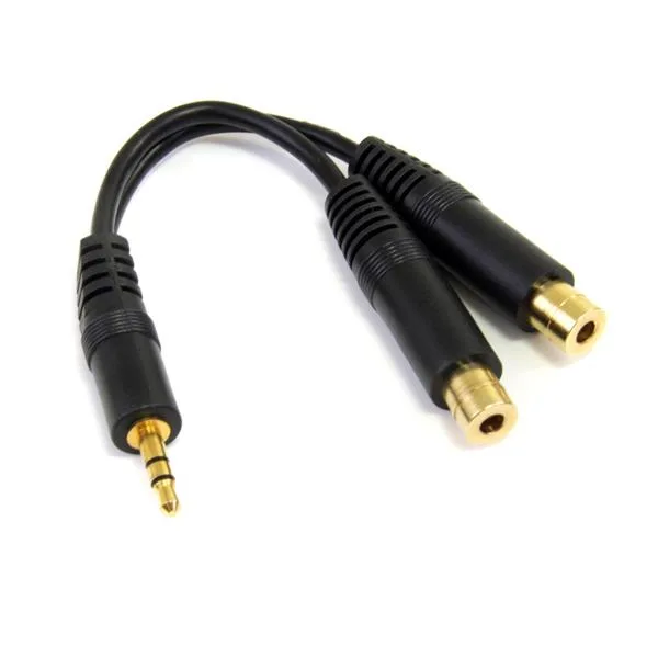 StarTech 6IN STEREO SPLITTER CABLE — kabel audio-wideo