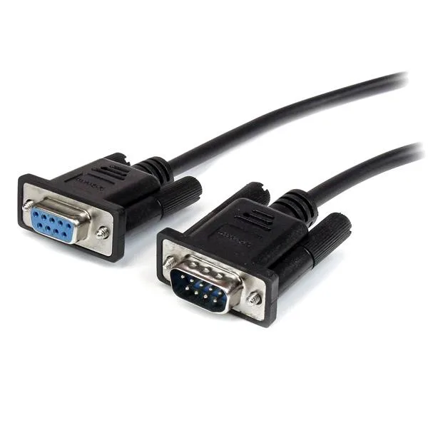 StarTech 3M BLACK DB9 SERIAL CABLE M/F