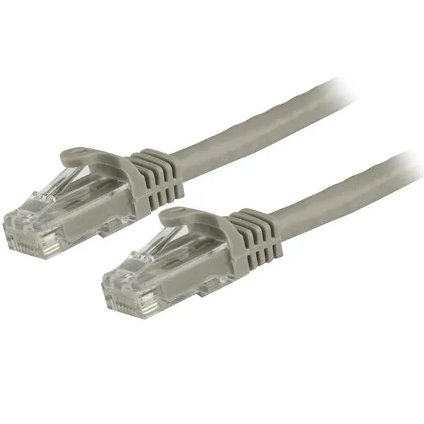 StarTech 1.5 M CAT6 CABLE - GREY/SNAGLESS - 24 AWG COPPER WIRE — kabel Ethernet