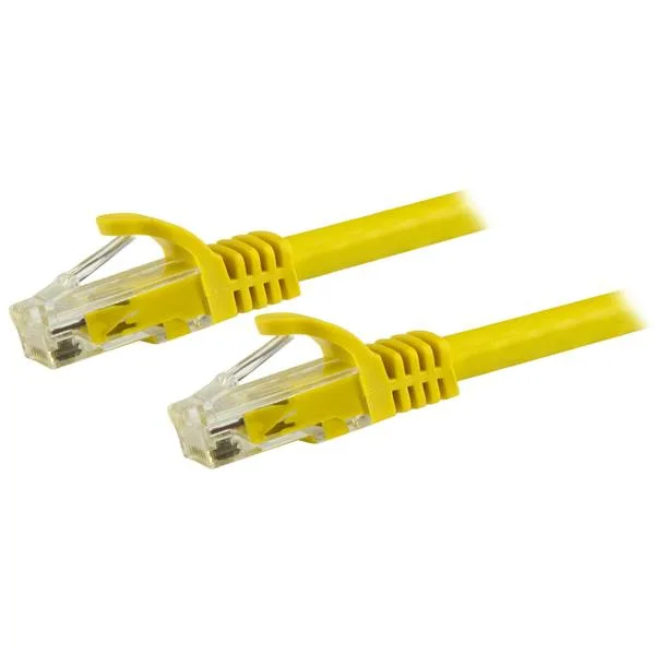 StarTech 1.5 M CAT6 CABLE - YELLOW/SNAGLESS - 24 AWG COPPER WIRE — kabel Ethernet