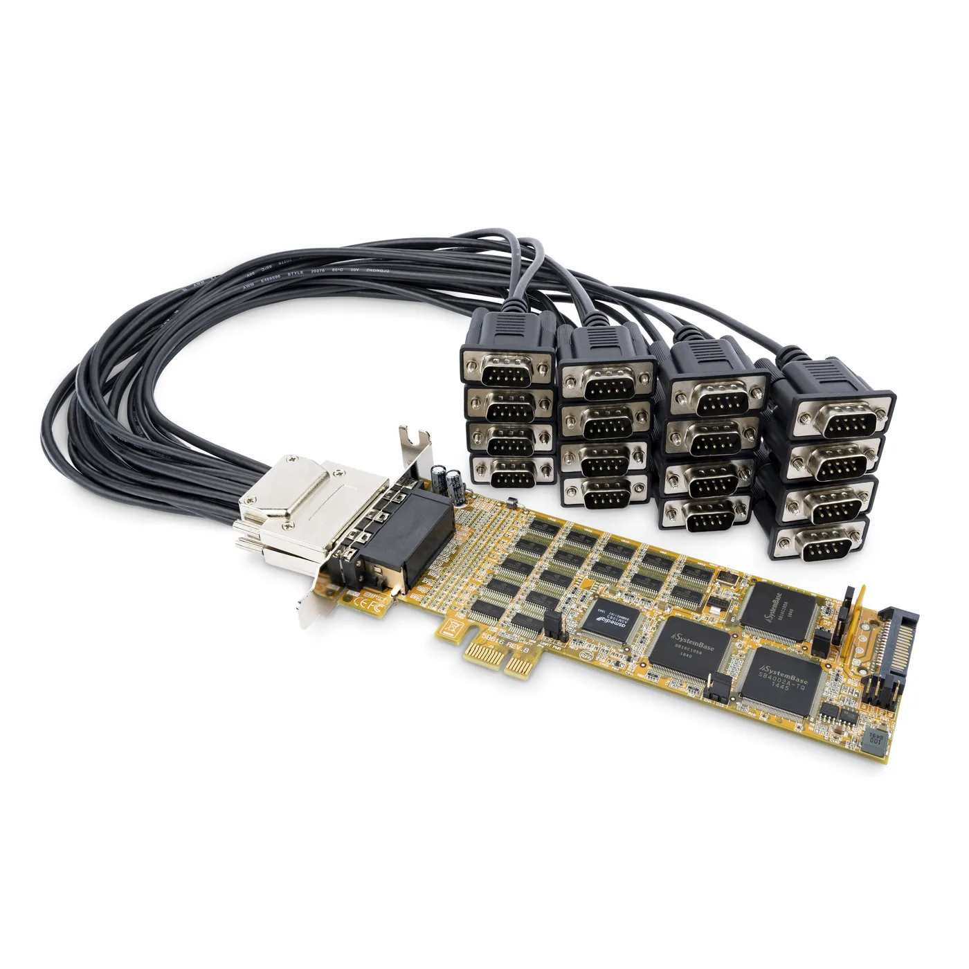 StarTech PCI EXPRESS CARD 16-PORT/SER 16 DP9 RS232 PORTS — karta sieciowa