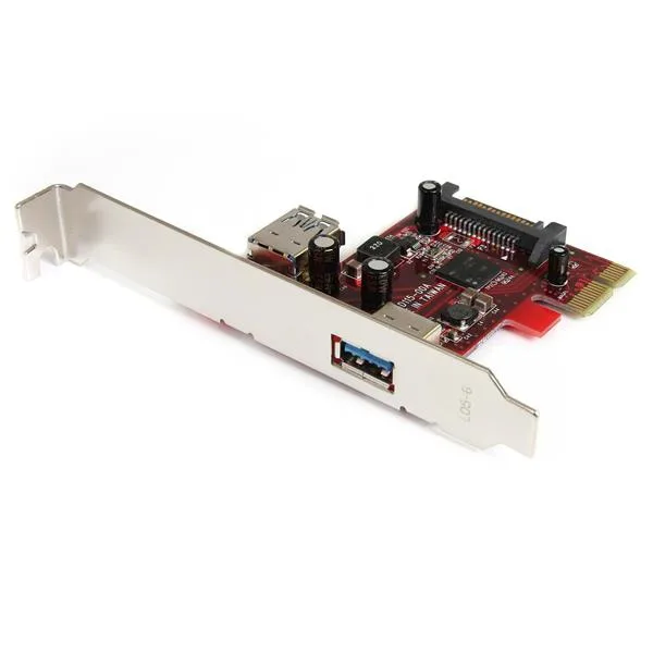 StarTech PCIE USB 3 CARD 1 INT + 1 EXT — hub USB