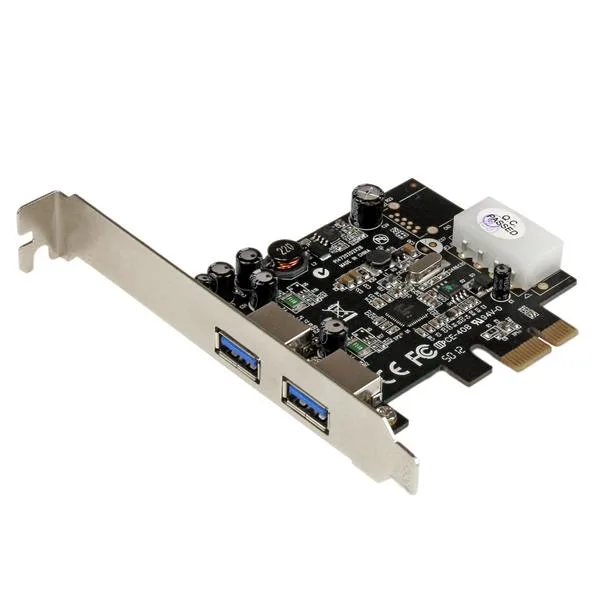 StarTech 2 PORT PCIE USB 3 CARD W/ UASP — hub USB