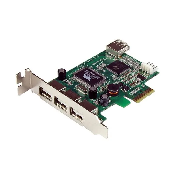 StarTech 4 PORT LP PCIE USB CARD — hub USB