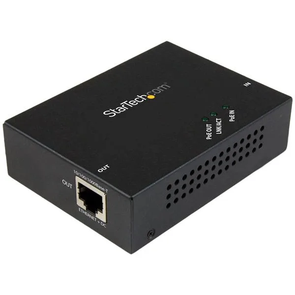 StarTech GIGABIT POE+ EXTENDER - 100M — przełącznik LAN zarządzalny