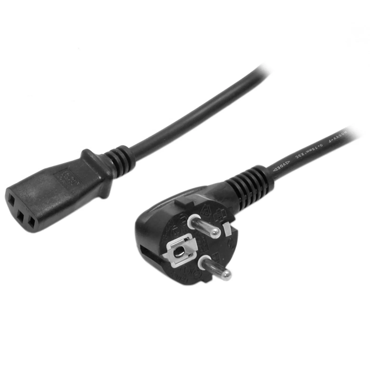 StarTech 2 PRONG EUROPEAN POWER CORD — kabel zasilający