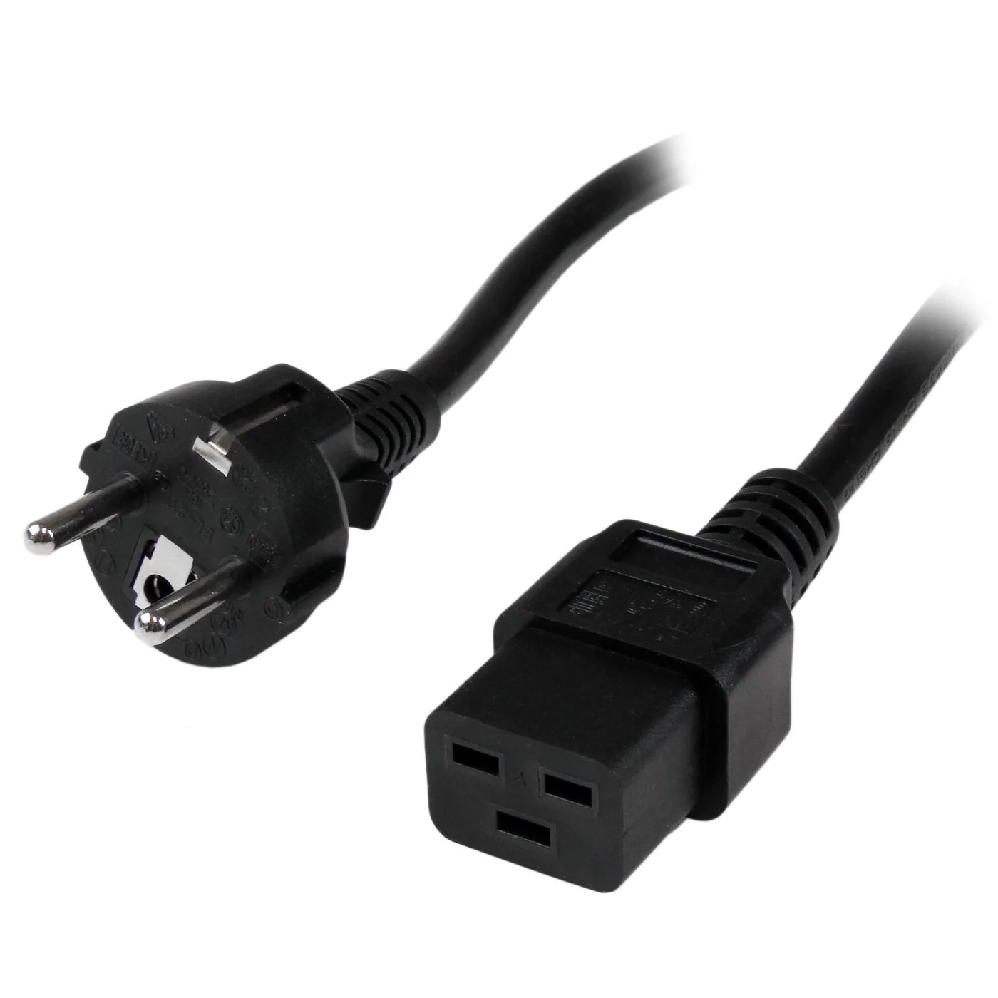 StarTech 2M AC POWER CORD SCHUKO TO C19 — kabel zasilający
