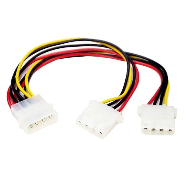 StarTech LP4 TO 2X LP4 SPLITTER CABLE — kabel zasilający