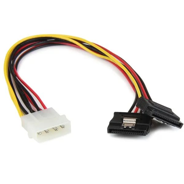 StarTech 12 LP4 TO 2X LATCHING SATA — kabel zasilający