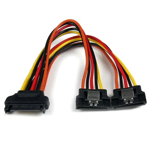 StarTech LATCHING SATA POWER Y SPLITTER — kabel zasilający