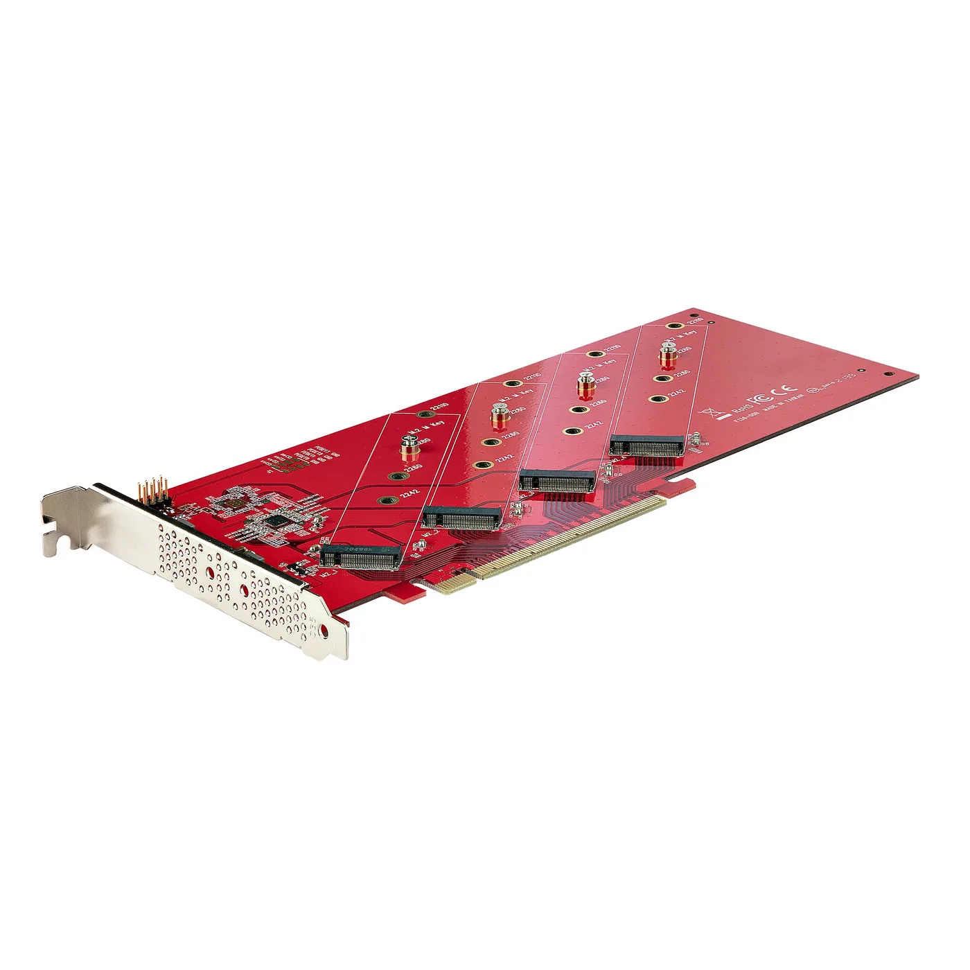 StarTech QUAD M.2 PCIE X16 SSD ADAPTER/WITH BIFURCATION PCIE 4.0