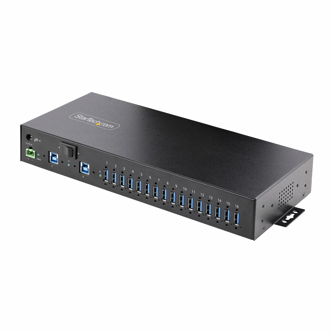 StarTech INDUSTRIAL USB 5GBPS HUB FOR/LAPTOPS/DESKTOPS USB CHARGING — hub USB