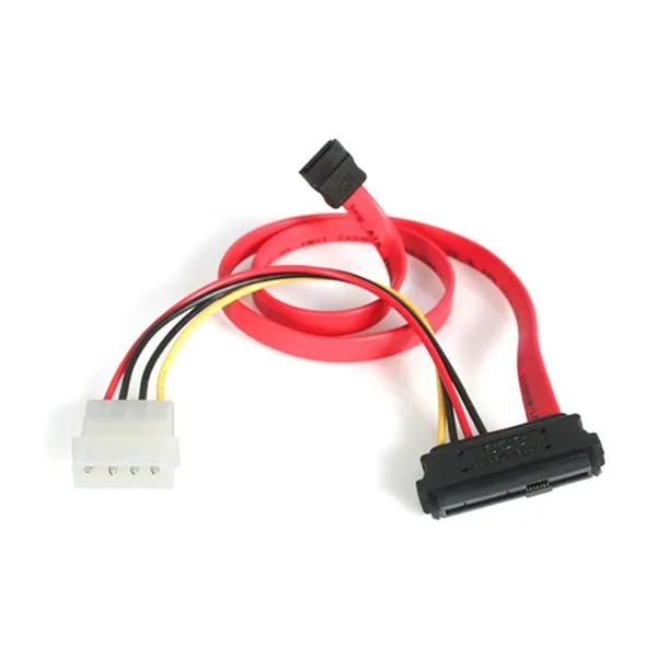 StarTech 18IN SAS 29 PIN TO SATA CABLE — kabel zasilający