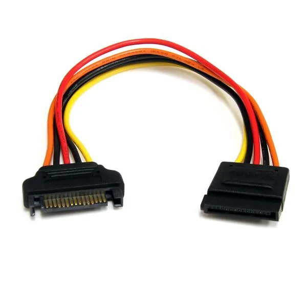 StarTech 8IN 15PIN SATA POWER EXT CABLE — kabel zasilający